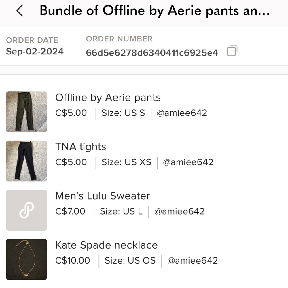 Bundle for aimee642